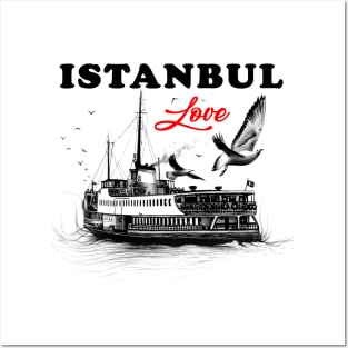 Istanbul love Posters and Art